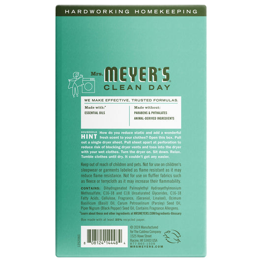 Basil Dryer Sheets