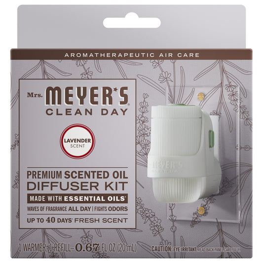 Lavender Plug In Scented Oil Warmer With Refill