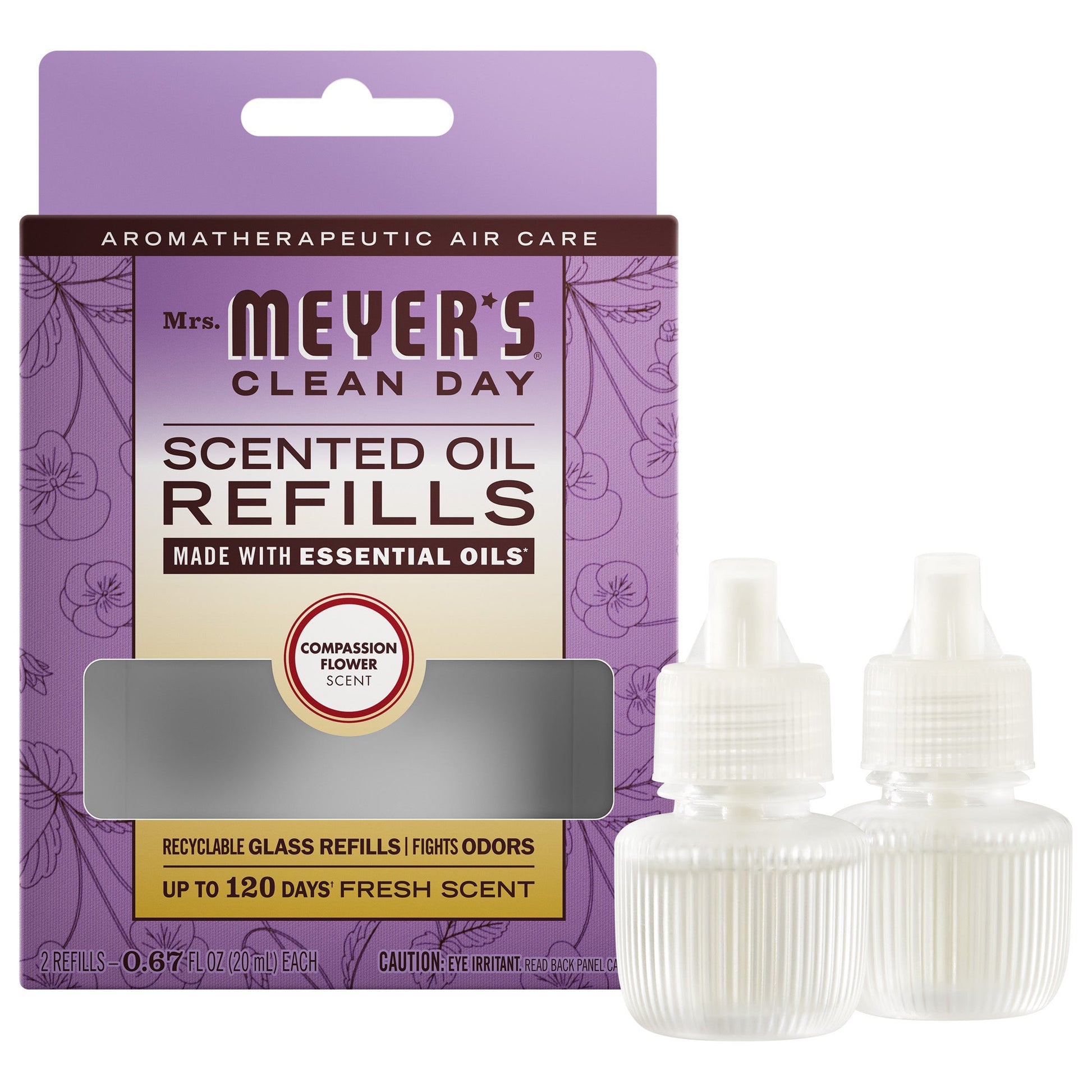 Compassion Flower Plug In Scented Oil Refill, 2-Pack