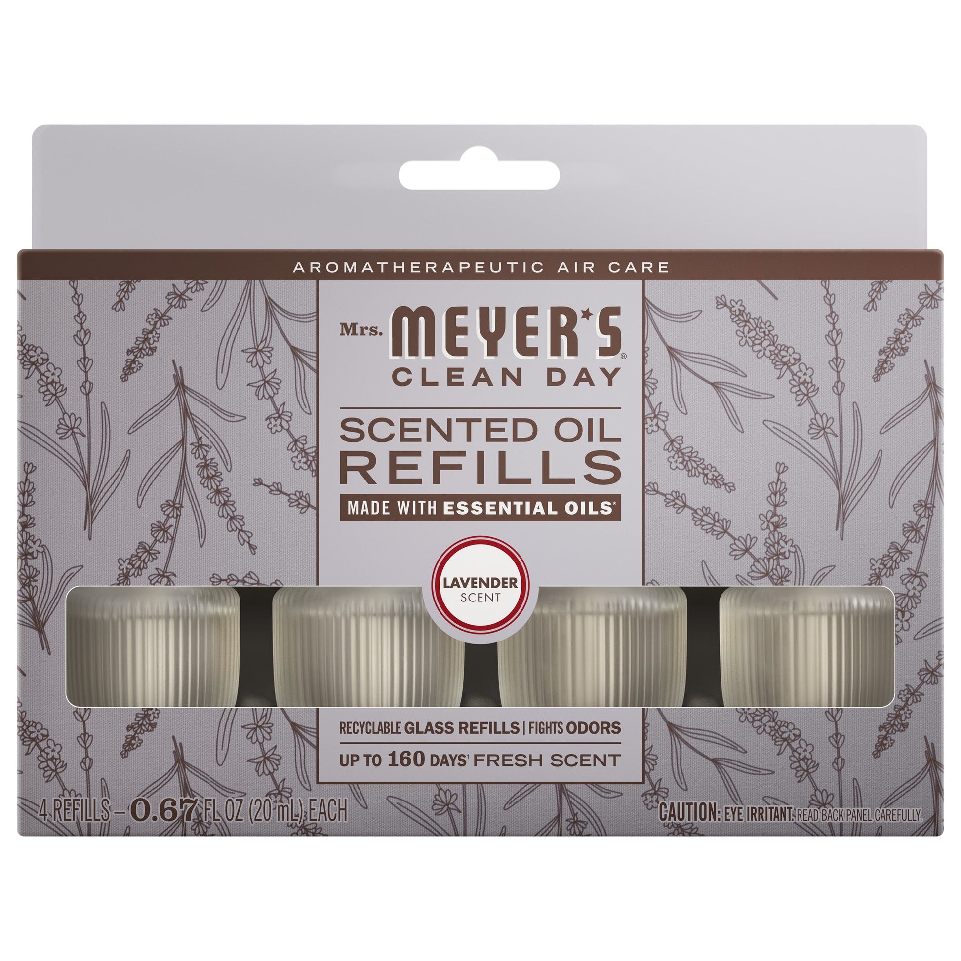 Lavender Plug In Scented Oil Refill, 4-Pack