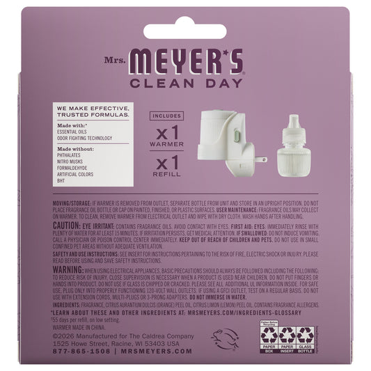 Elderberry Plug In Scented Oil Warmer With Refill