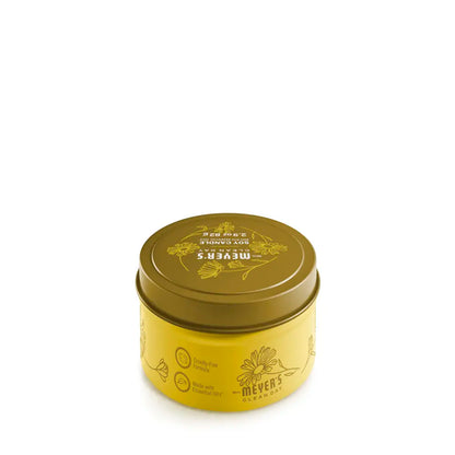 Daisy Tin Candle