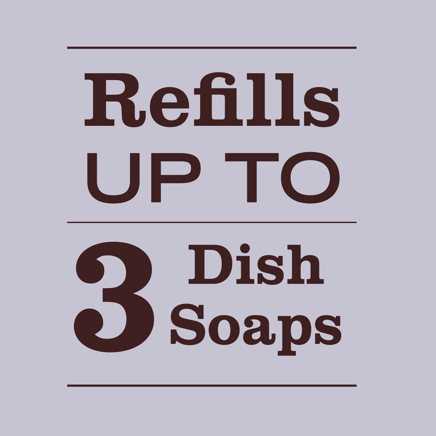 Peony Dish Soap Refill