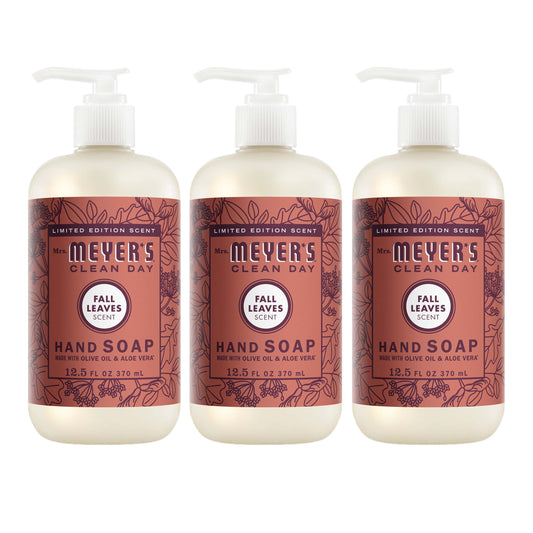 Fall Leaves Liquid Hand Soap 3-count Bundle