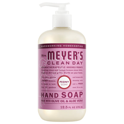 Peony Liquid Hand Soap & Refill Set