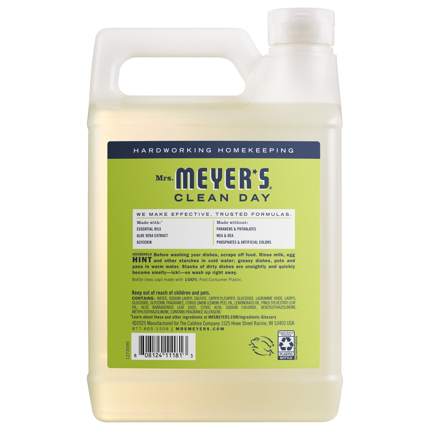 Lemon Verbena Dish Soap Refill