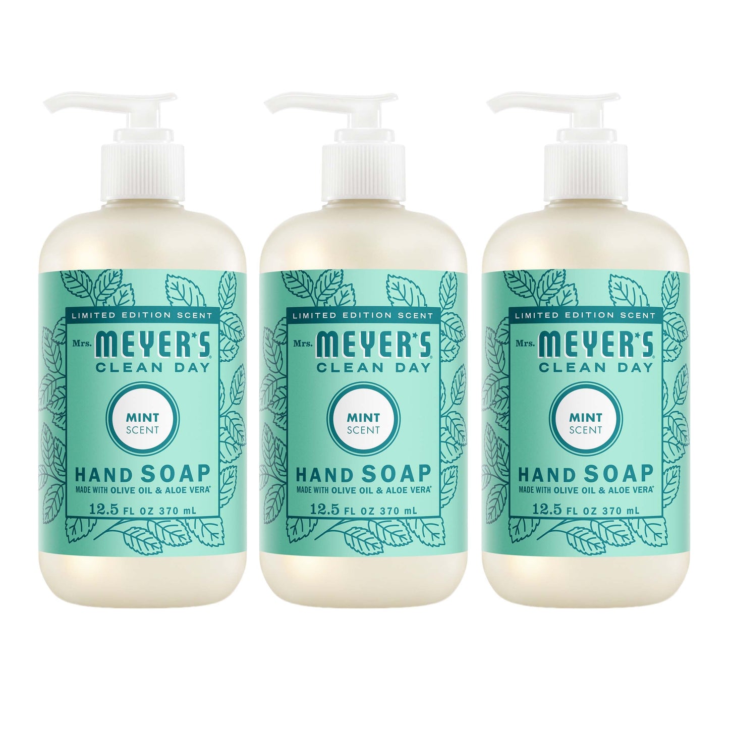 Mint Liquid Hand Soap 3-count Bundle