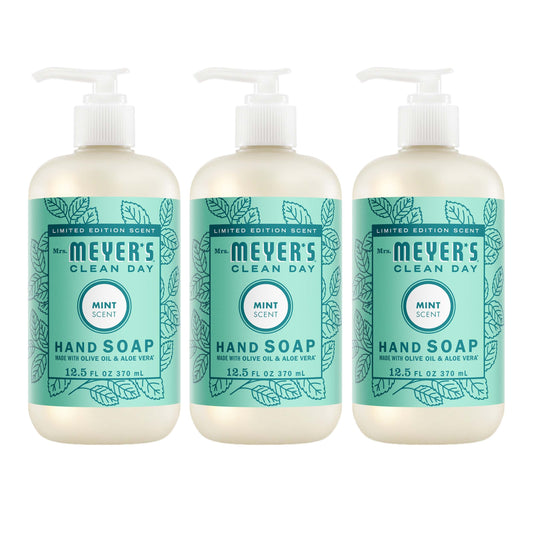 Mint Liquid Hand Soap 3-count Bundle