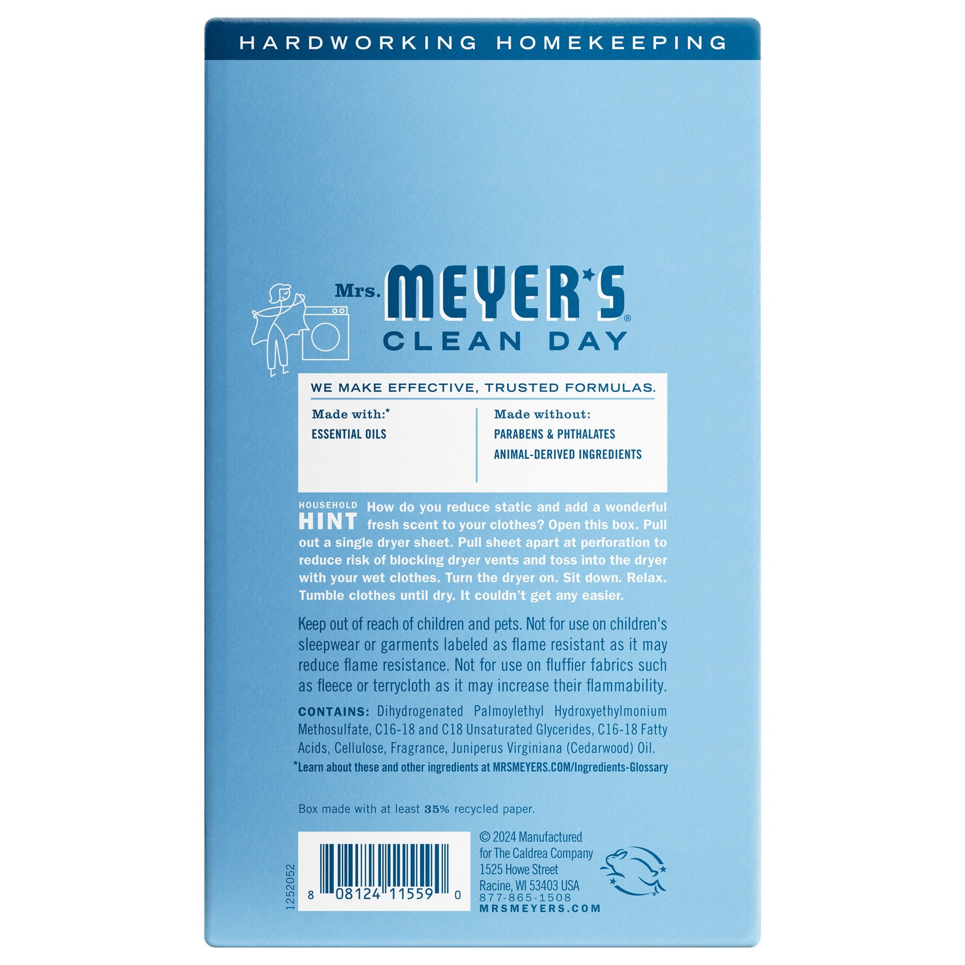 Rain Water Dryer Sheets